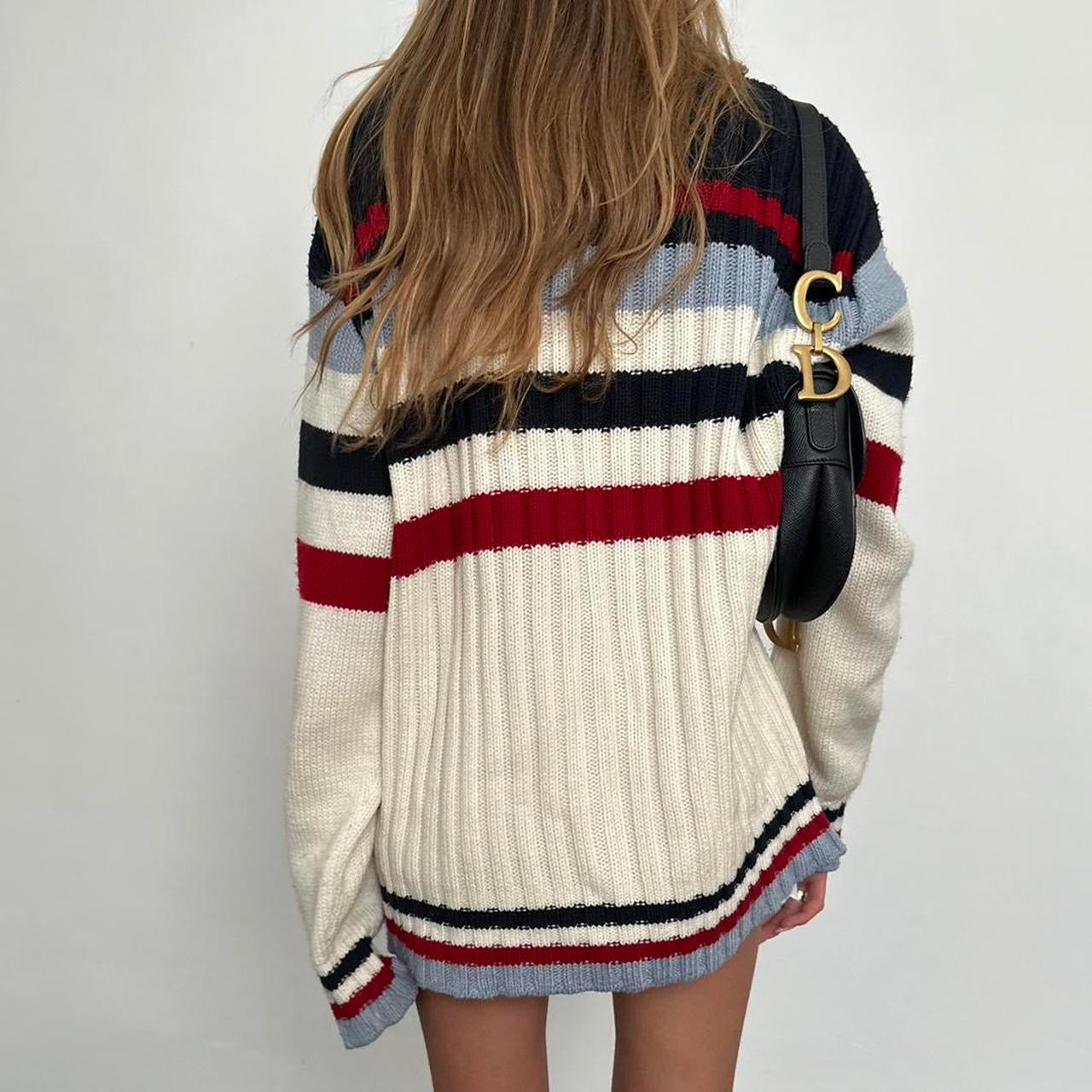 Vintage 90’s knit zip up sweater