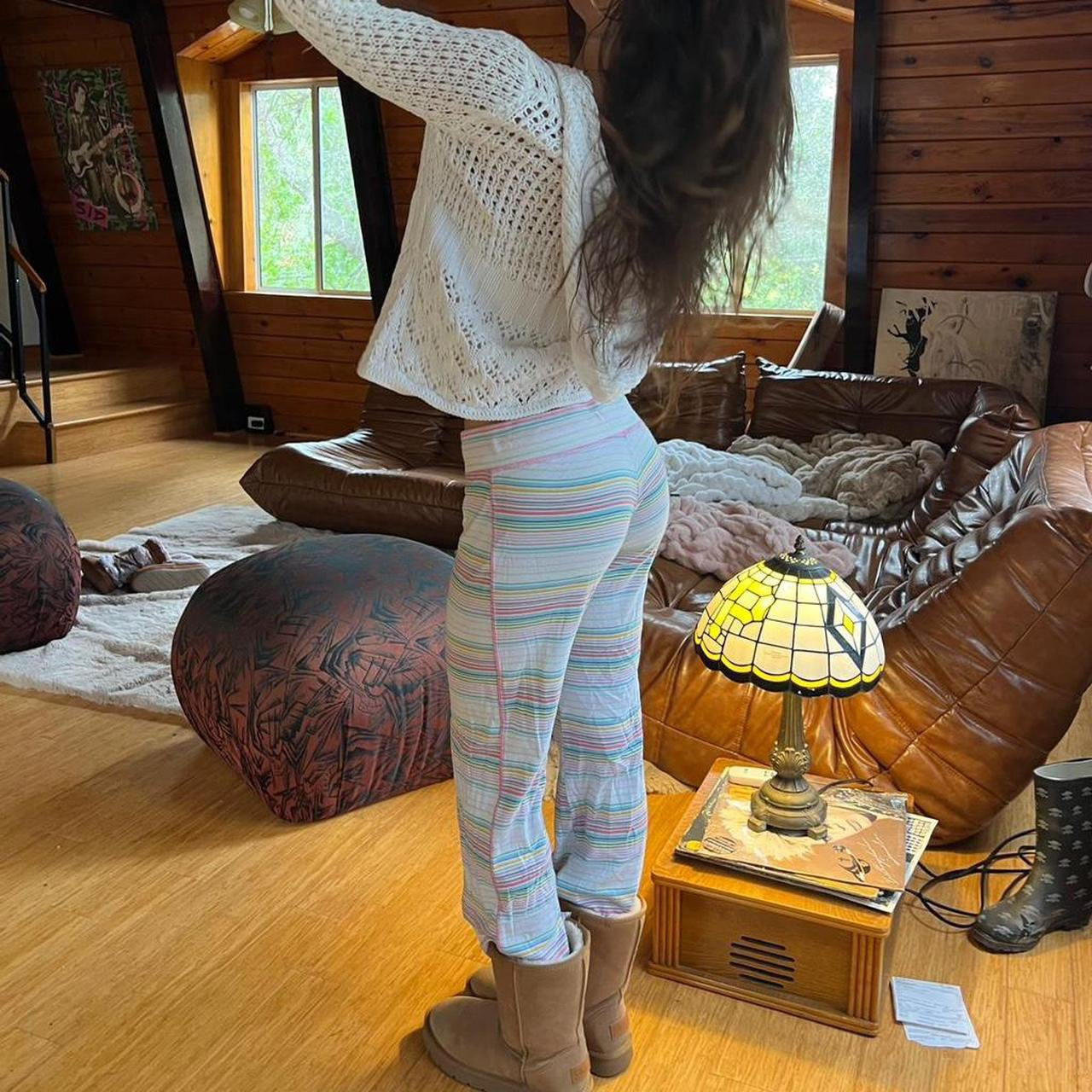 Vintage 2000’s Victorias Secret striped sweatpants