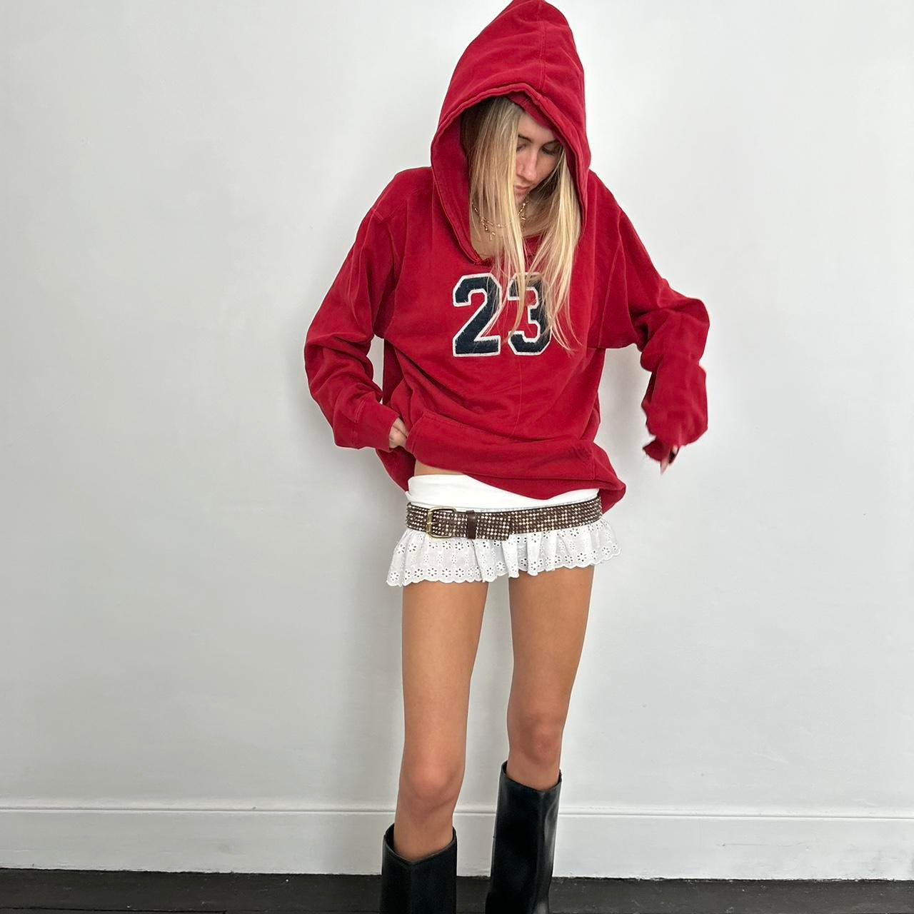 Vintage 90’s 23 red hoodie ❣️❣️