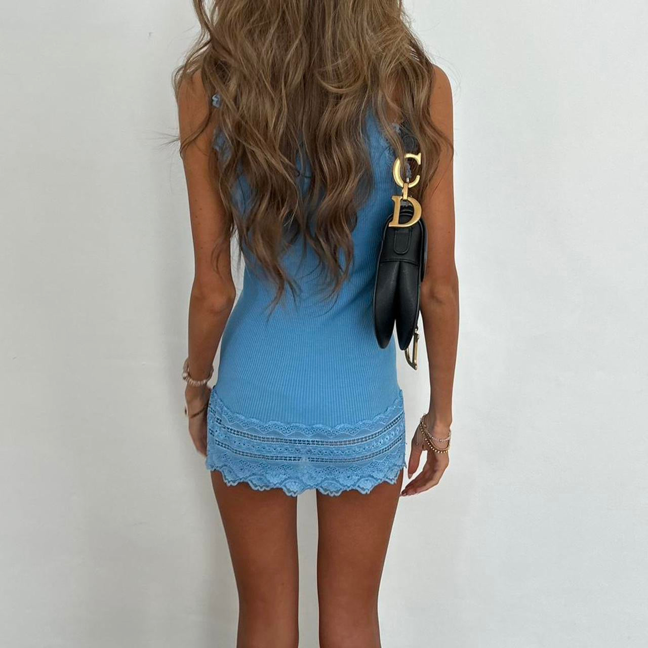 Vintage 2000s blue mini dress Chelsea Thrift Vintage 2000s blue mini dress Chelsea Thrift