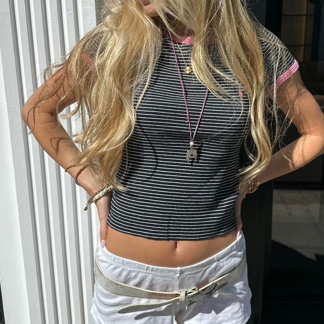 Vintage striped Ralph Lauren baby tee