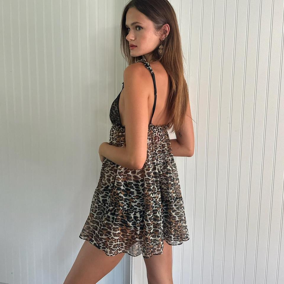 Vintage 90’s leopard print dress