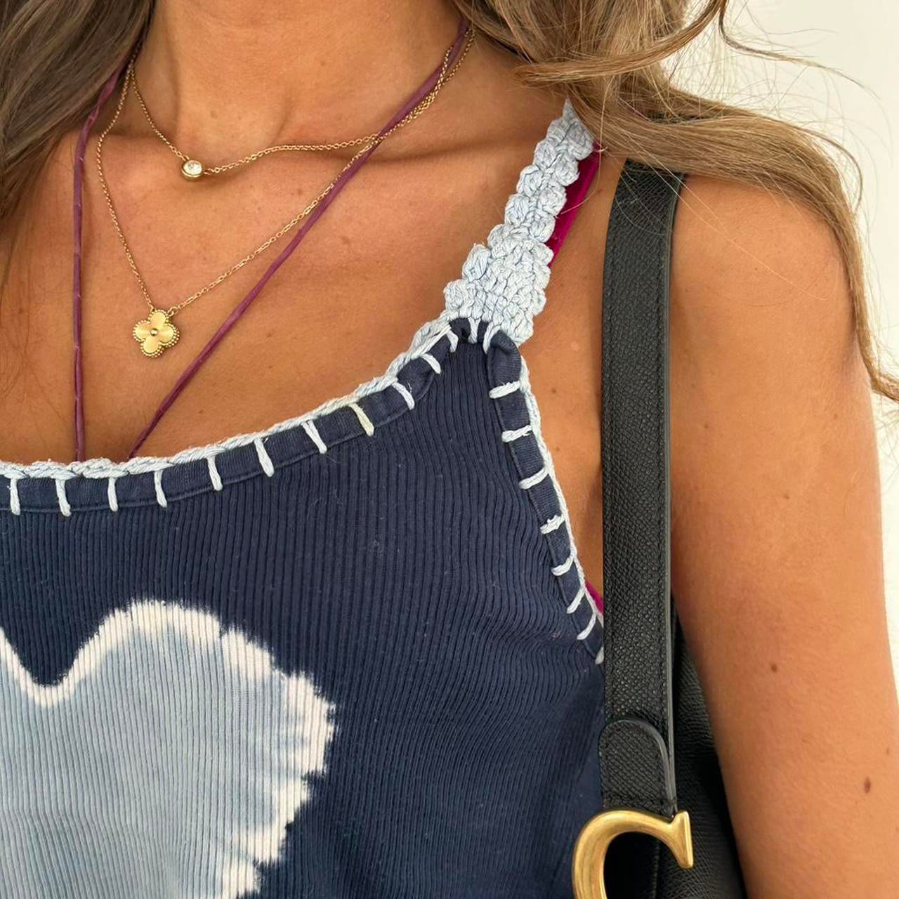 Vintage 2000’s heart cami top