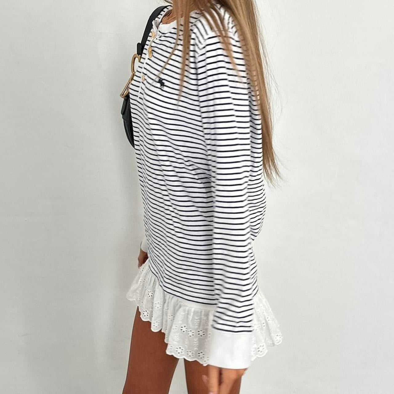 Vintage 00s Abercrombie and Fitch long sleeve striped top