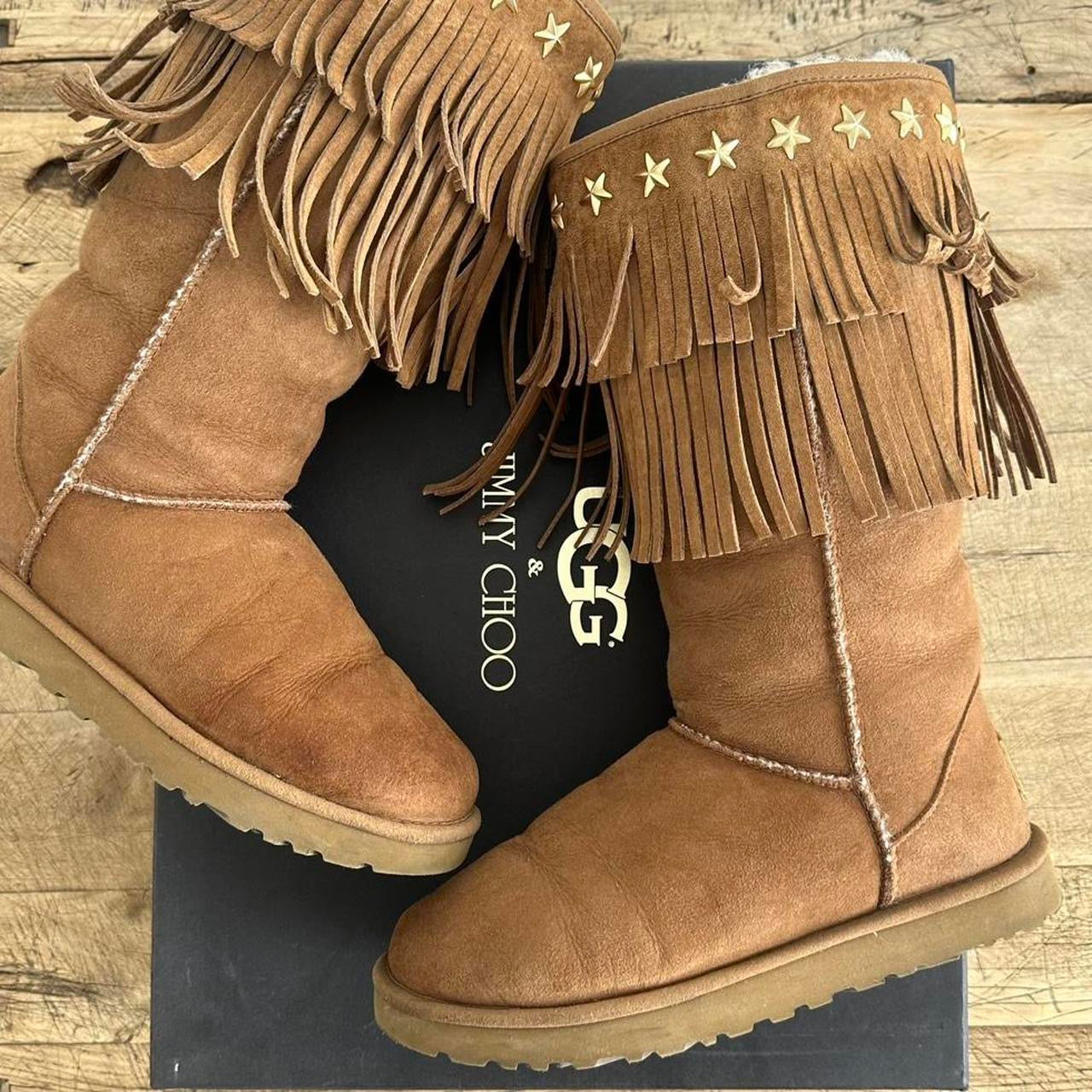 Vintage 2010 Jimmy Choo X Ugg boots