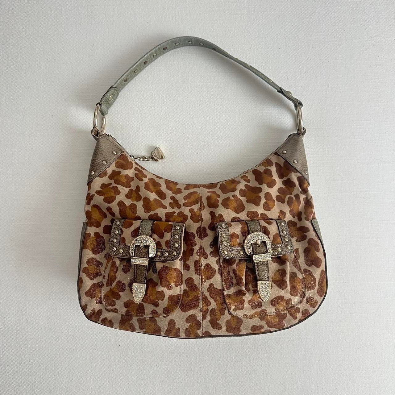 Vintage 90’s leopard print medium shoulder bag 🐆