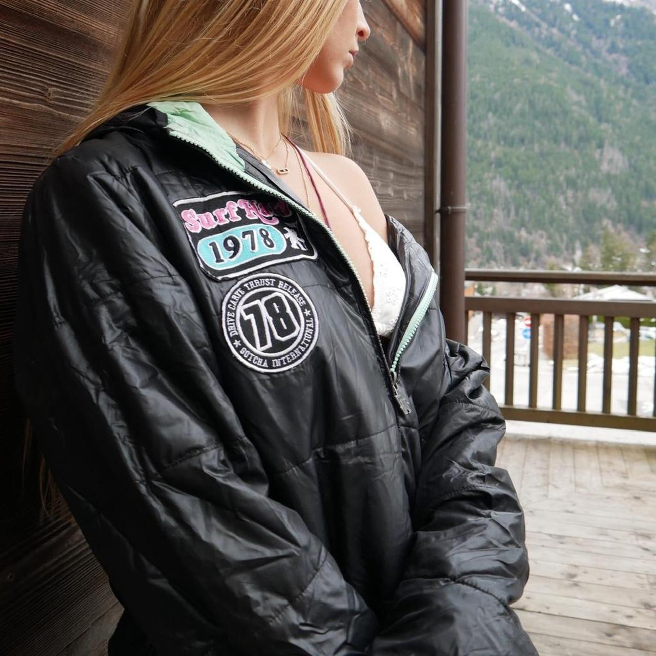 Vintage Surf Wear black jacket