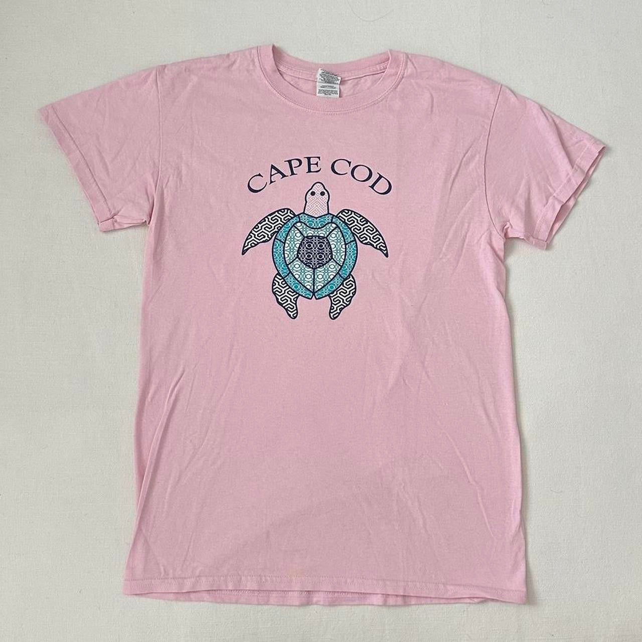 Vintage Cape Cod pink turtle vintage top 🇺🇸