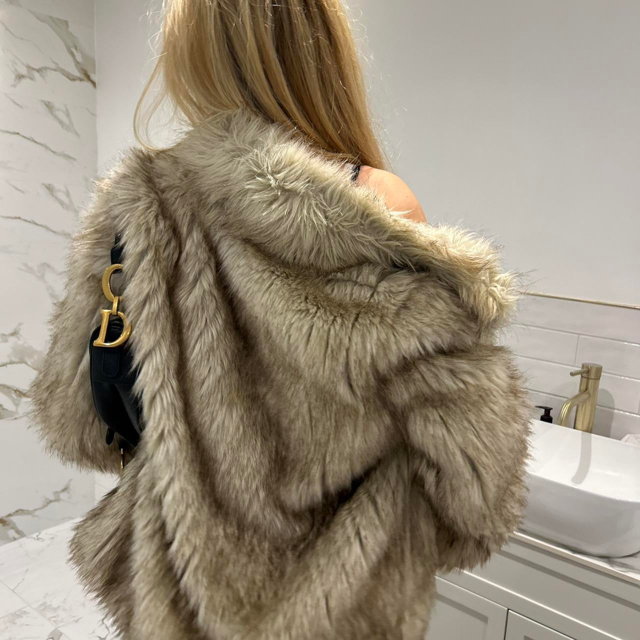 Vintage 2000’s faux fur jacket