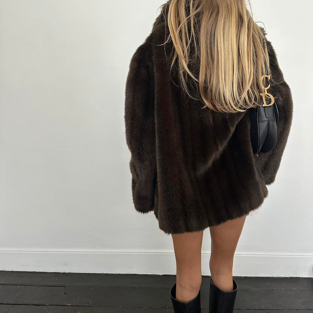 Vintage 2000’s faux fur jacket