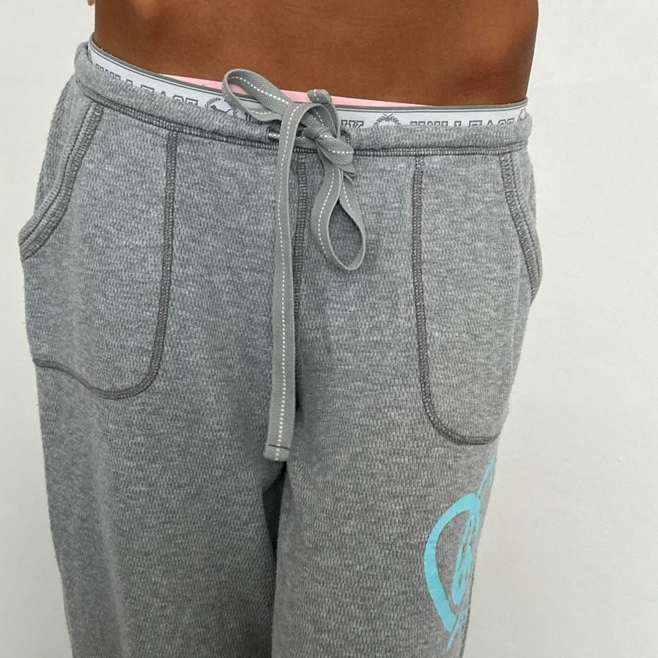 Vintage 2000’s Victorias Secret grey waffle sweatpants