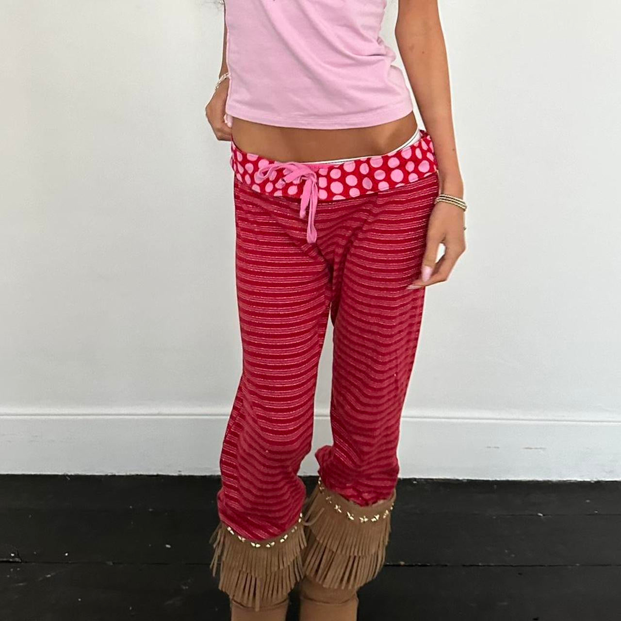 Vintage 2000’s Victoria’s Secret rare striped pants