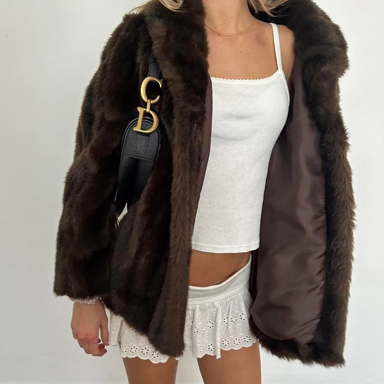 Vintage 2000’s faux fur jacket