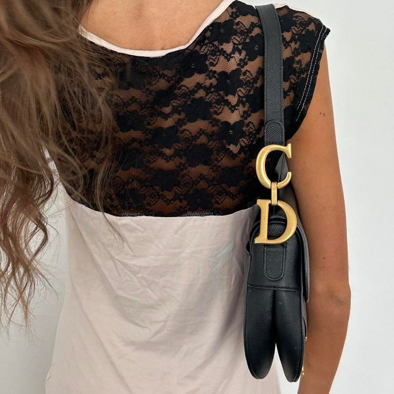 Vintage mini T-shirt lace dress