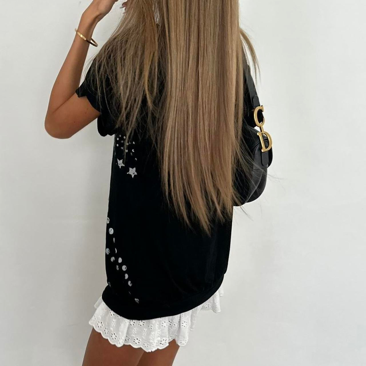 Vintage 2000’s black star graphic top