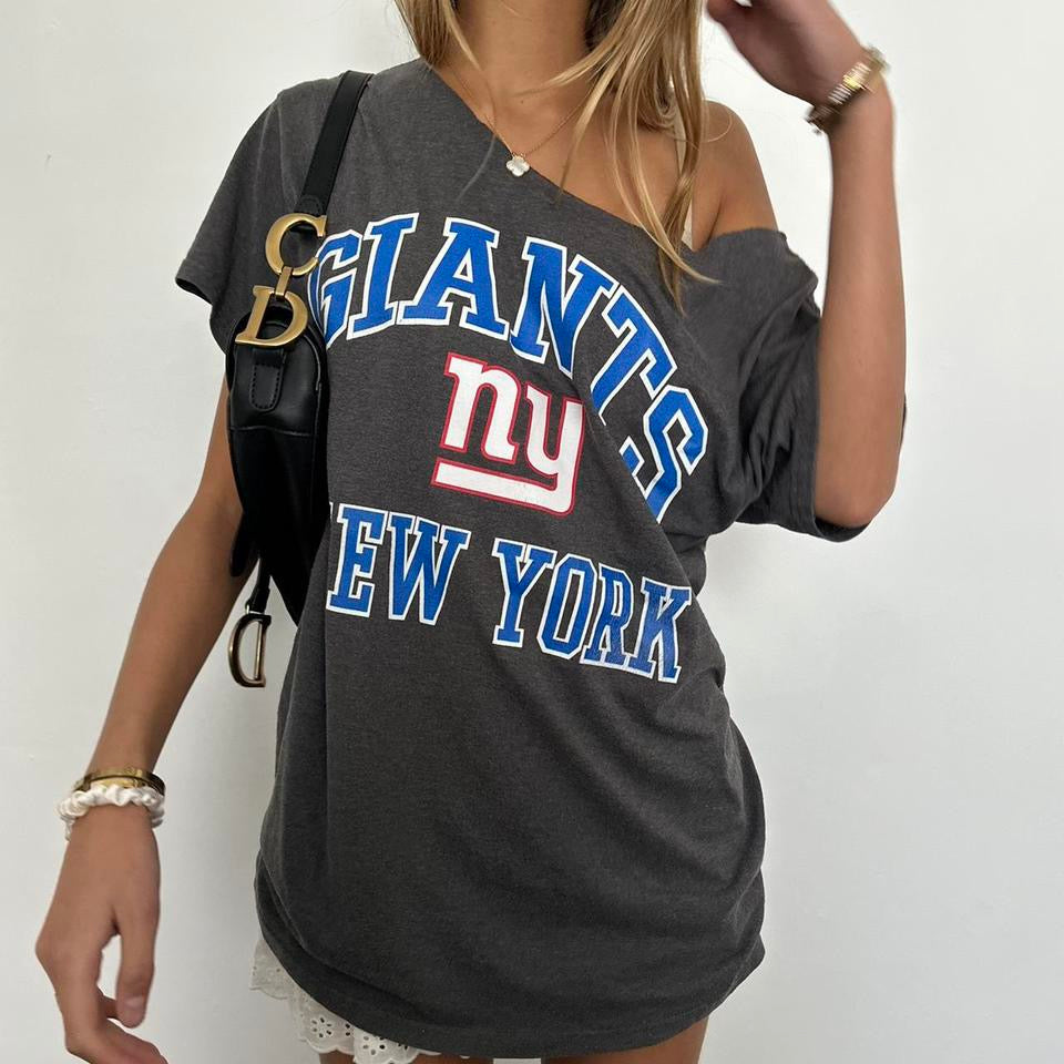 Vintage 90’s Giants New York off the shoulder tee