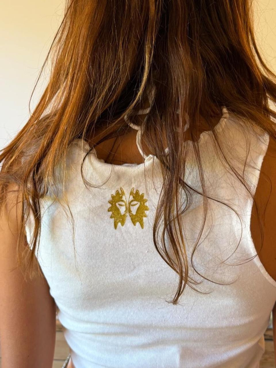 Vintage 00’s Ibiza fun graphic top