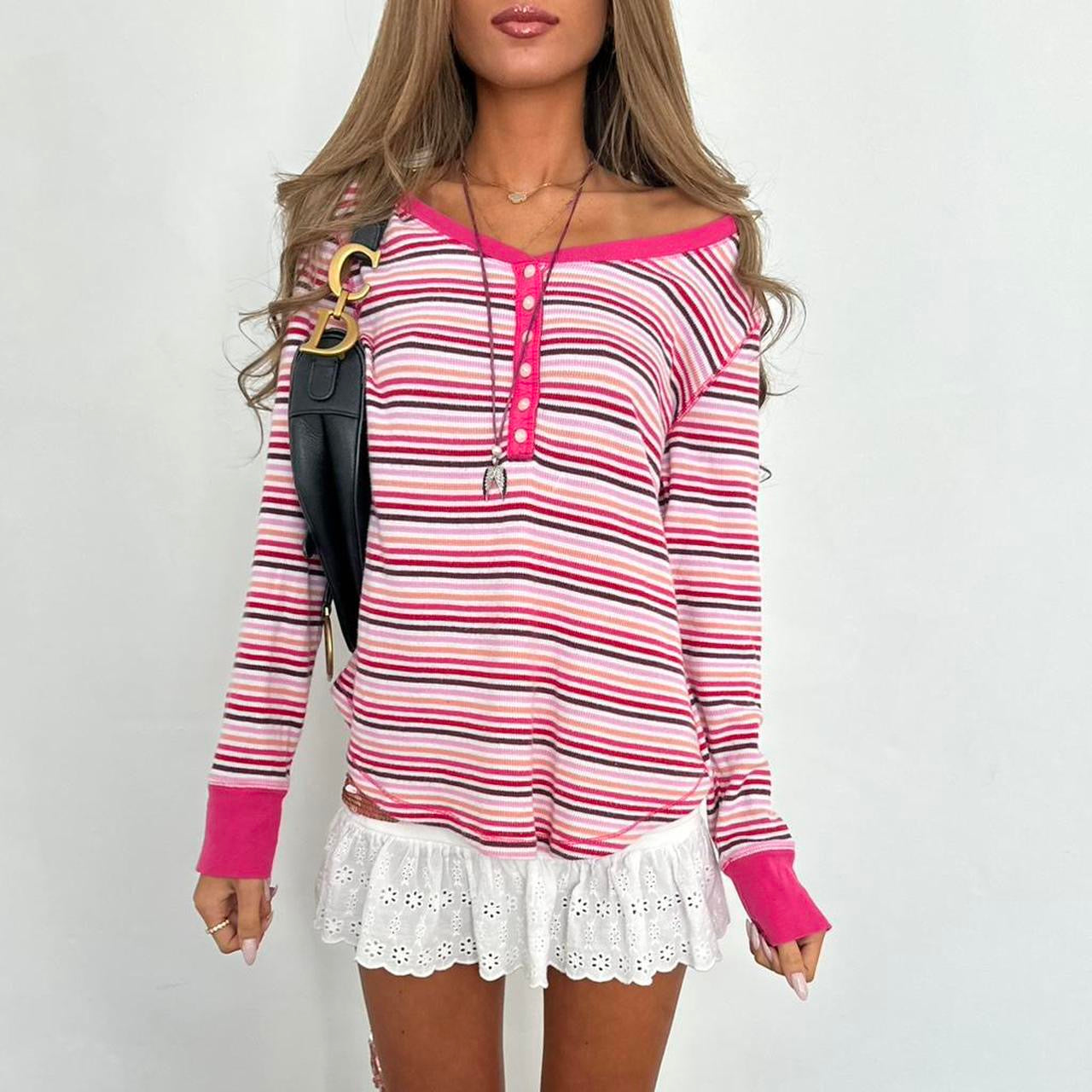 Vintage Victoria’s Secret striped long sleeve top
