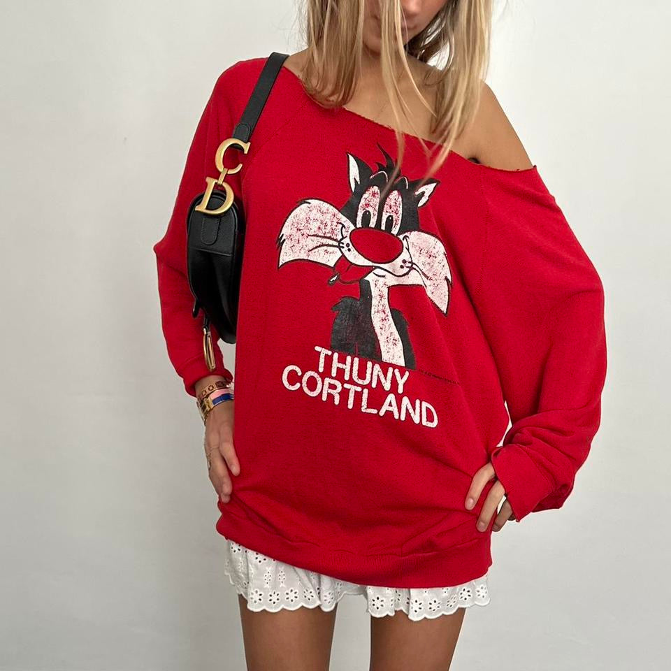 Vintage 90’s red graphic sweatshirt