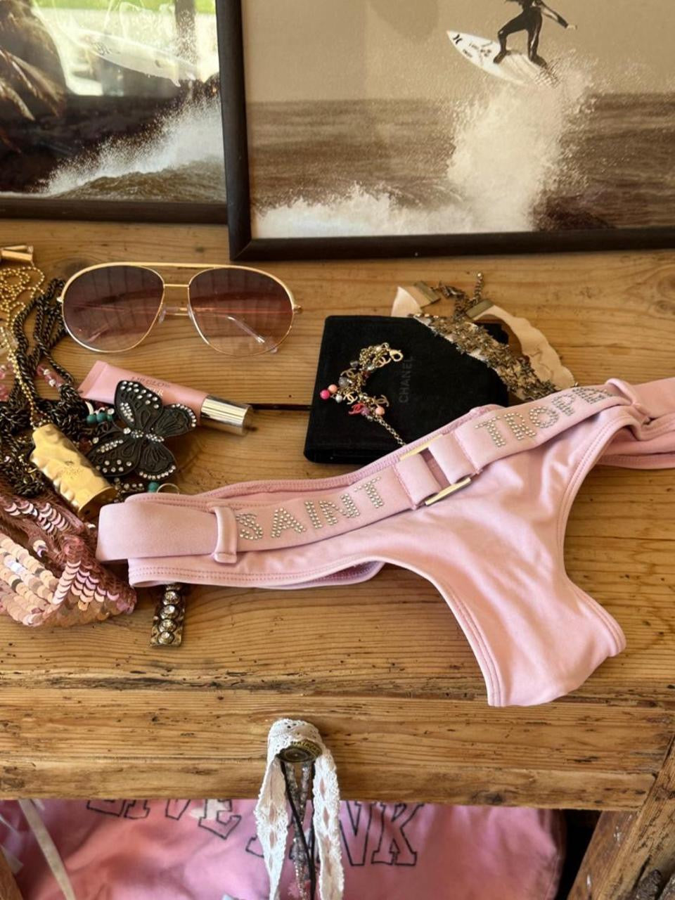 Vintage 00’s pink Saint Tropez bikini bottom