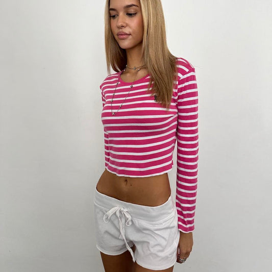 Vintage Ralph Lauren pink striped long sleeve top 🩷