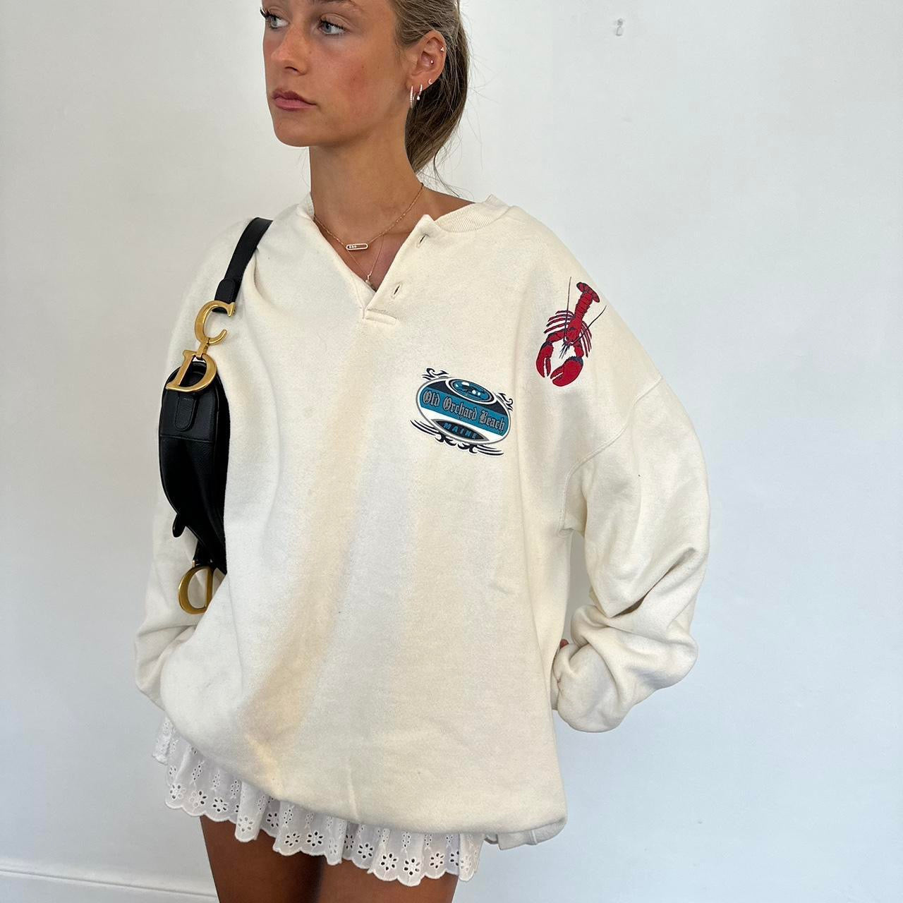 Vintage 90s lobster sweatshirt 🦞