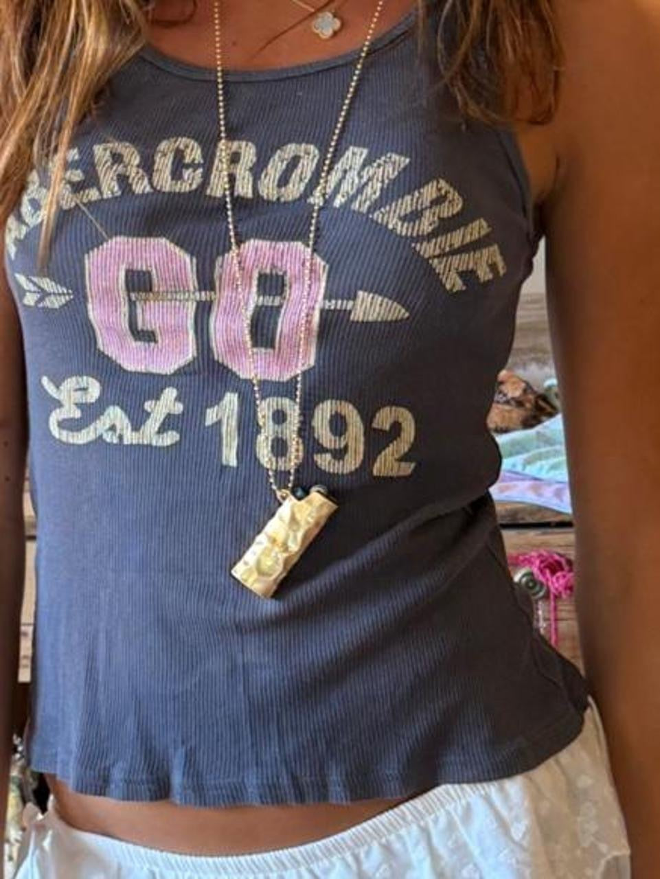 Vintage 90s Abercrombie & Fitch graphic tank top
