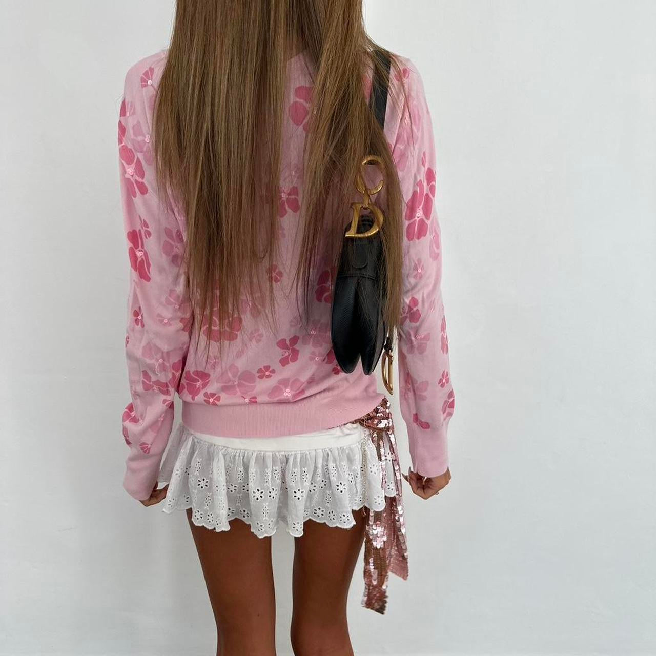 Vintage 00s floral cardigan