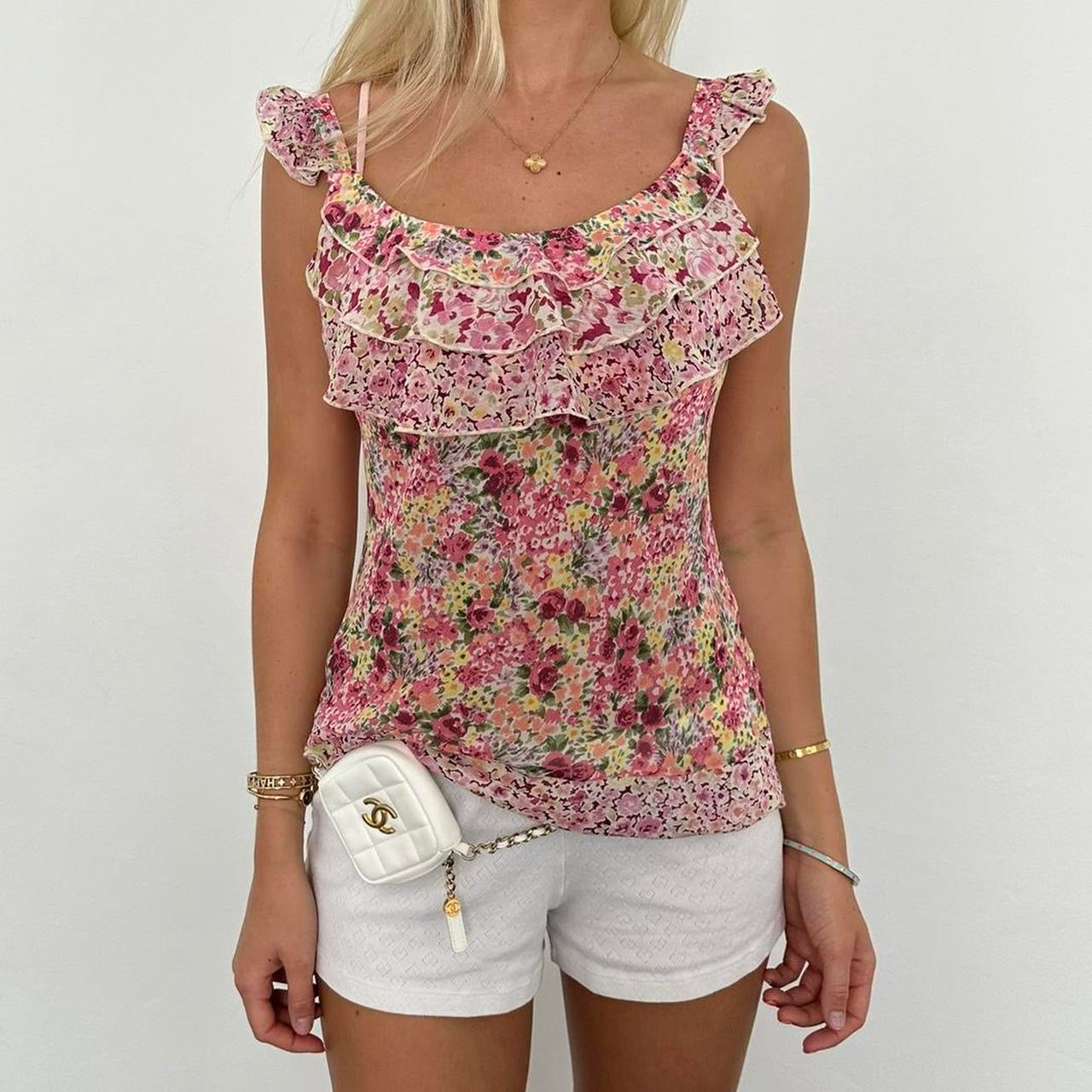 Vintage 2000’s floral cami top