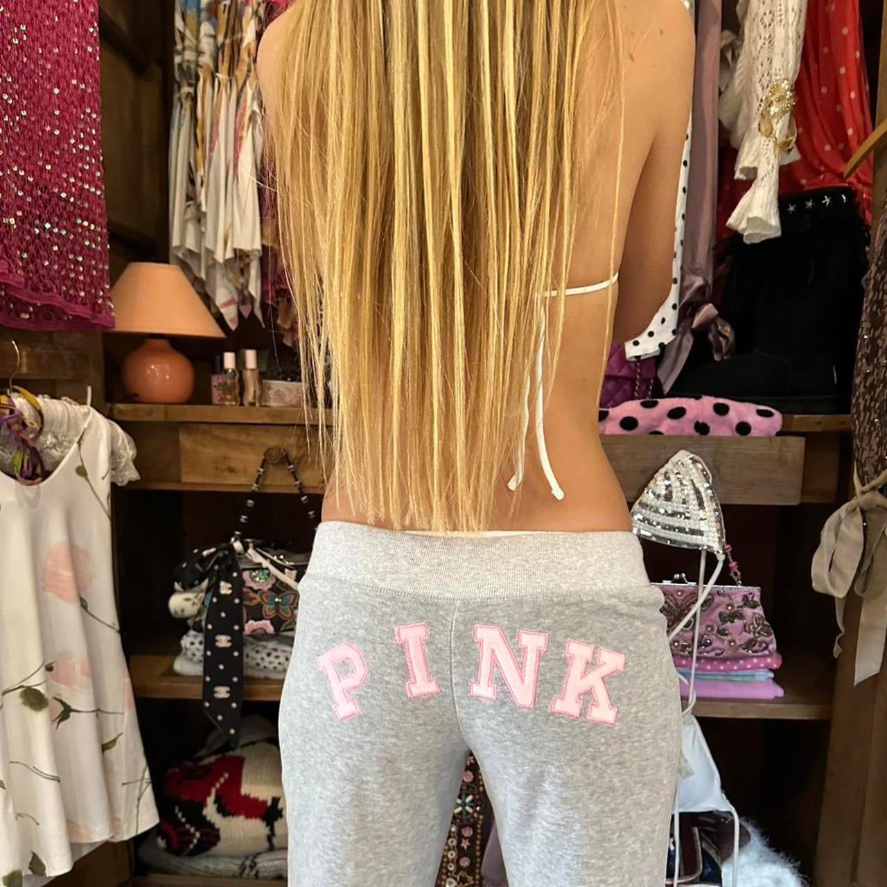 Vintage 2000’s Victoria’s Secret grey rare sweatpants