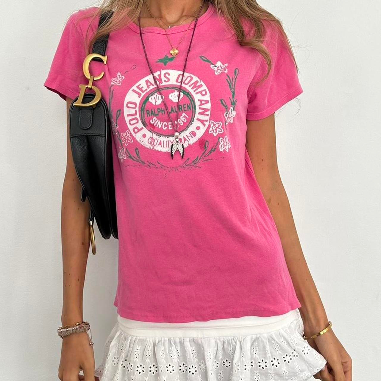 Vintage 2000s Polo Ralph Lauren floral top