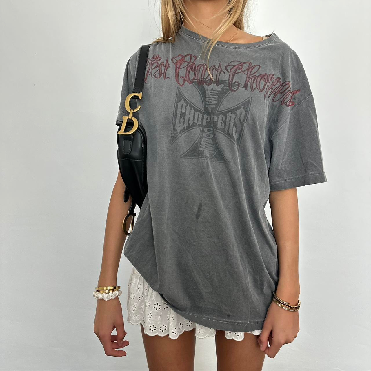 Vintage 90’s West Coast Choppers grey tee