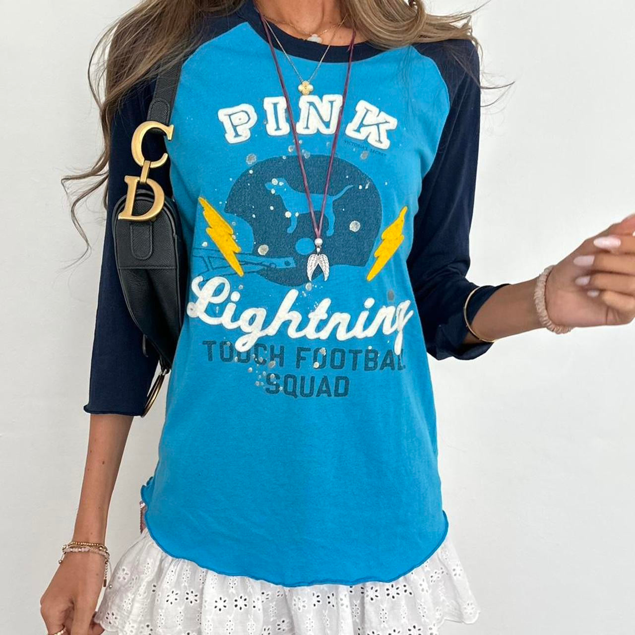 Vintage 00s Victoria’s Secret blue top