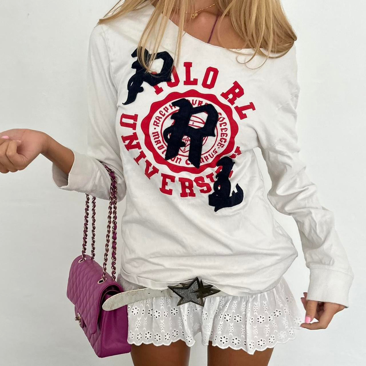 Vintage 2000’s Polo Ralph Lauren varsity long sleeve top