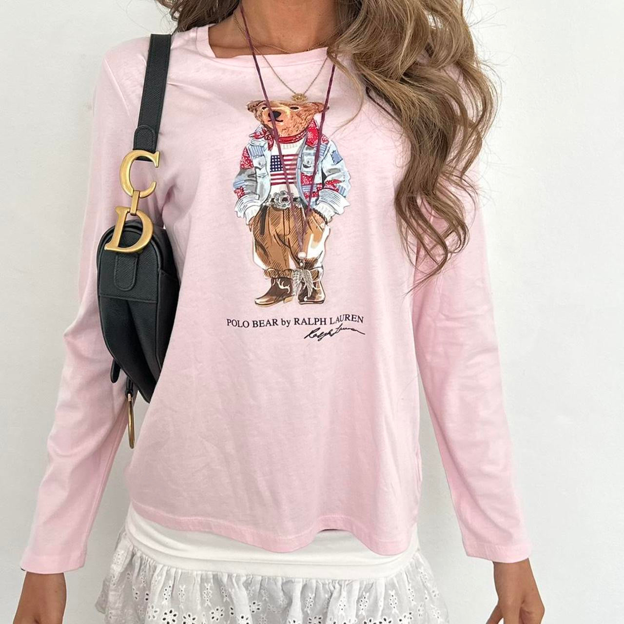 Vintage Ralph Lauren pink long sleeve top