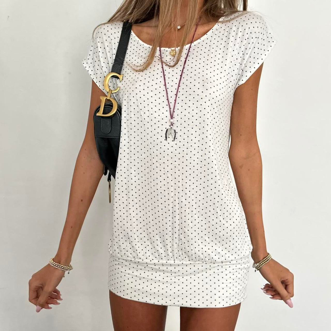 Vintage 2000’s polka dot mini dress