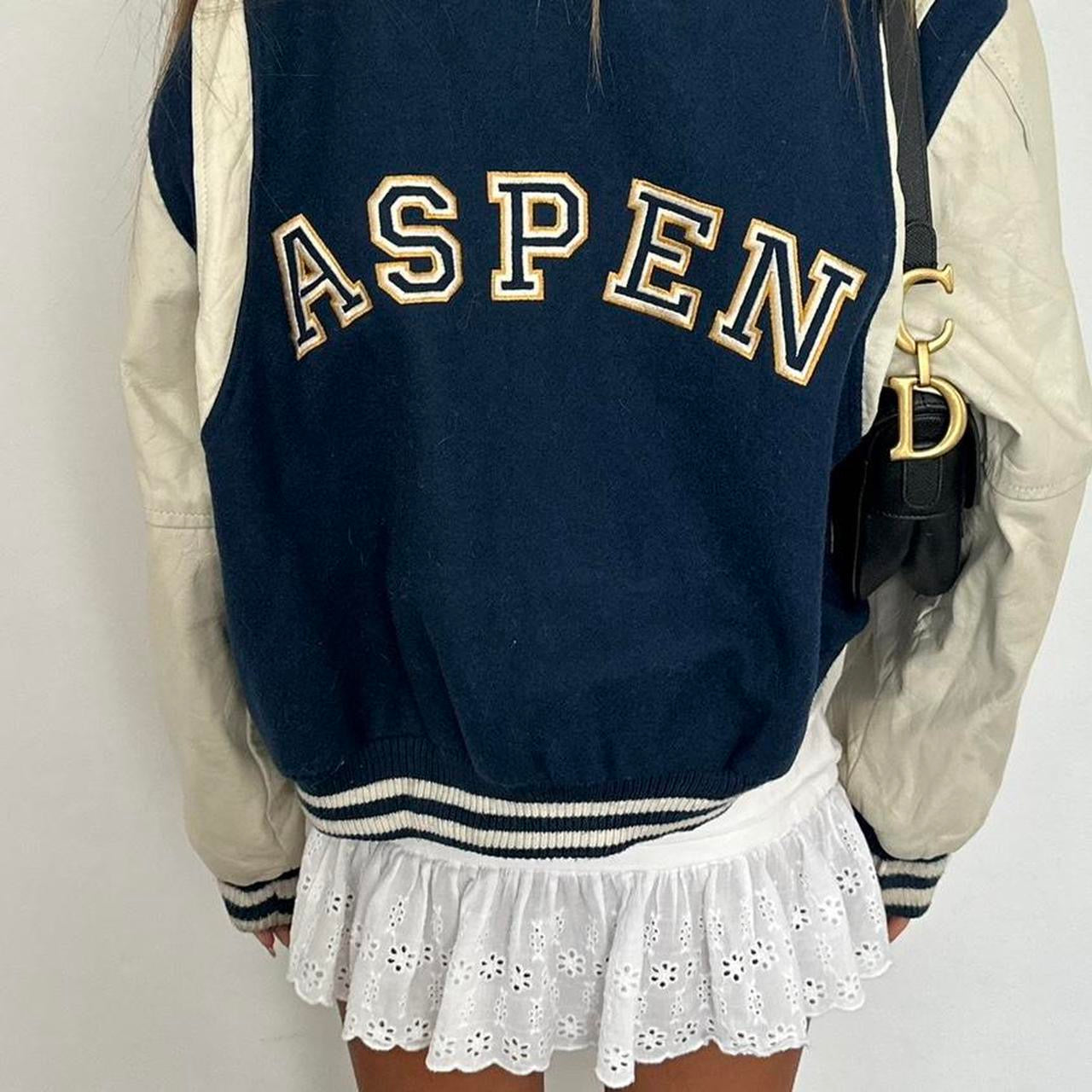Vintage 90s rare ASPEN varsity jacket