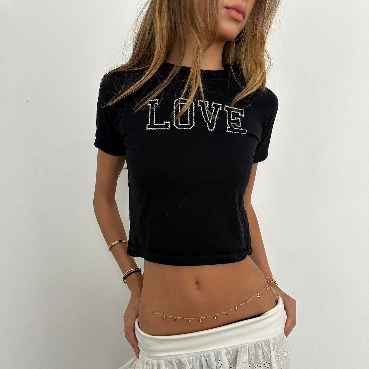 Vintage Zadig & Voltaire LOVE black baby tee 🖤