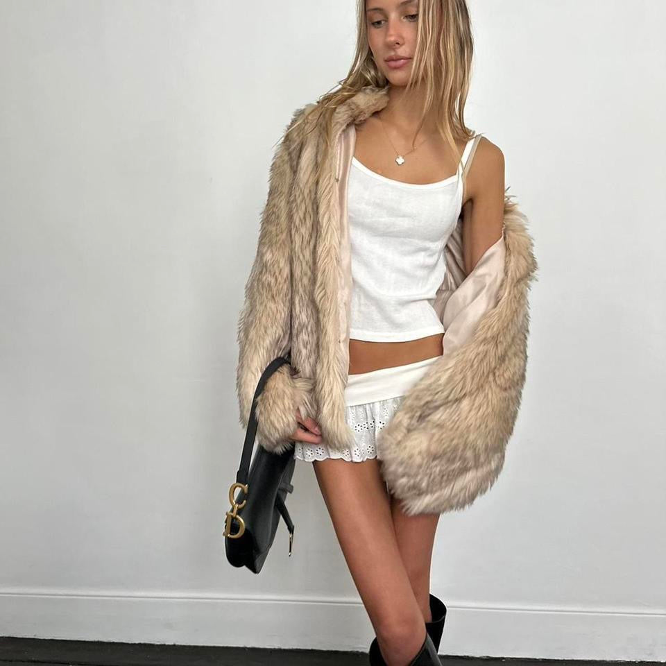 Vintage 2000’s faux fur jacket