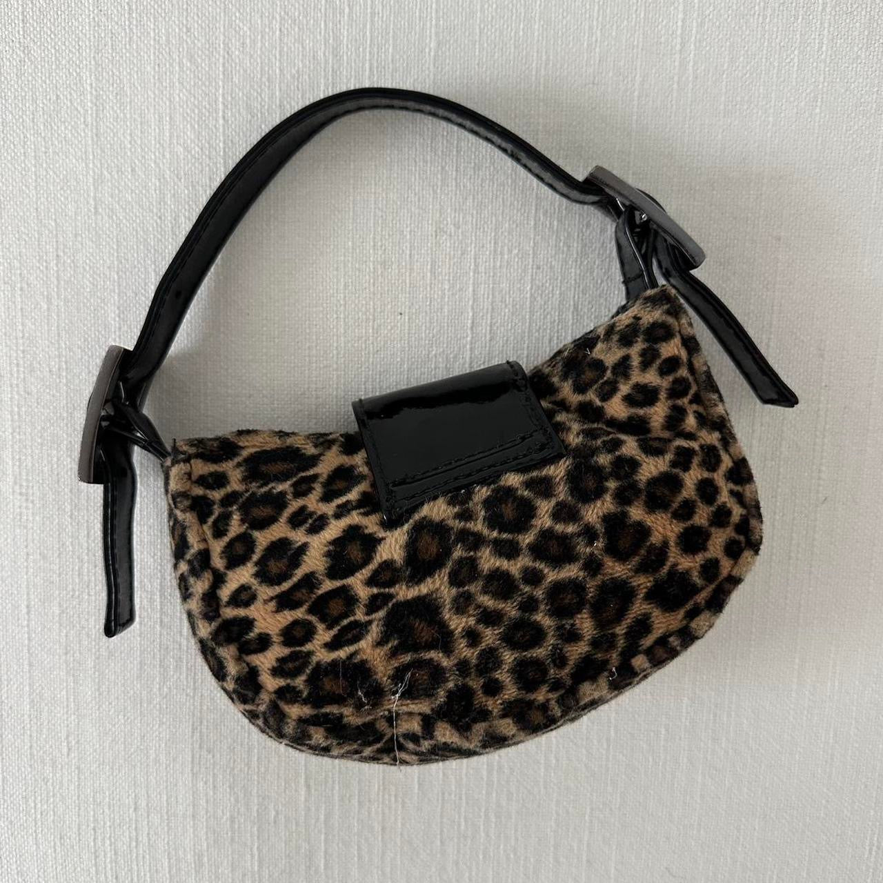 Vintage true 90’s leopard micro mini bag