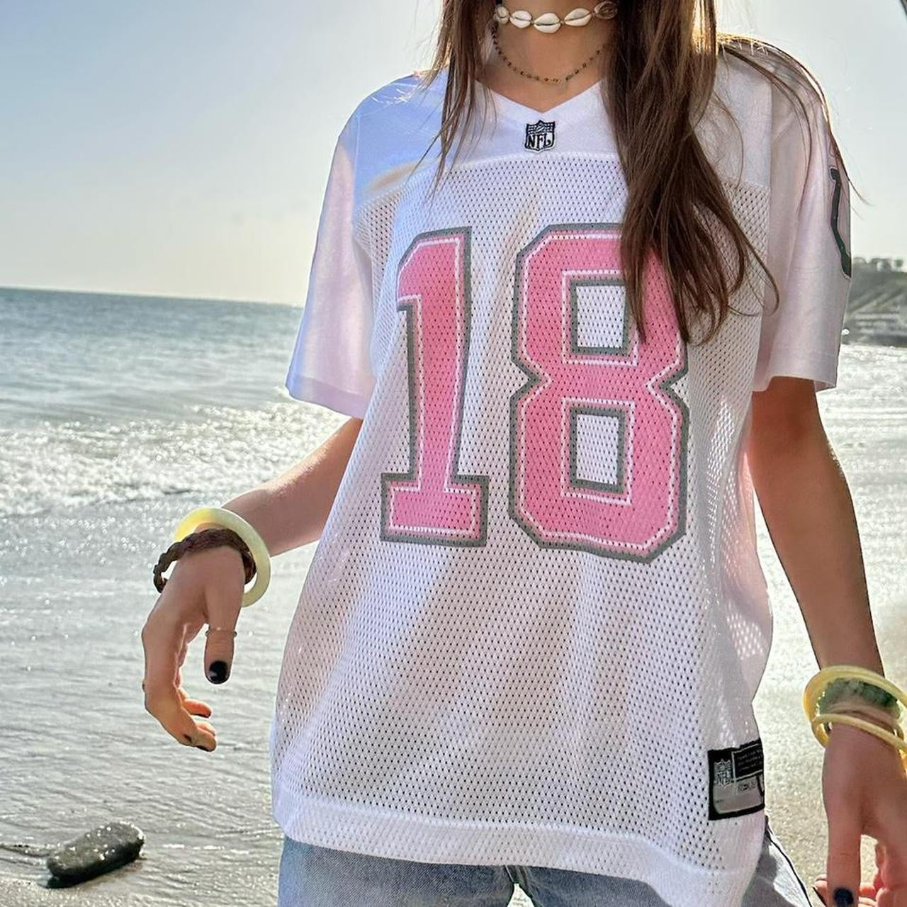 Vintage 90’s pink jersey NFL top