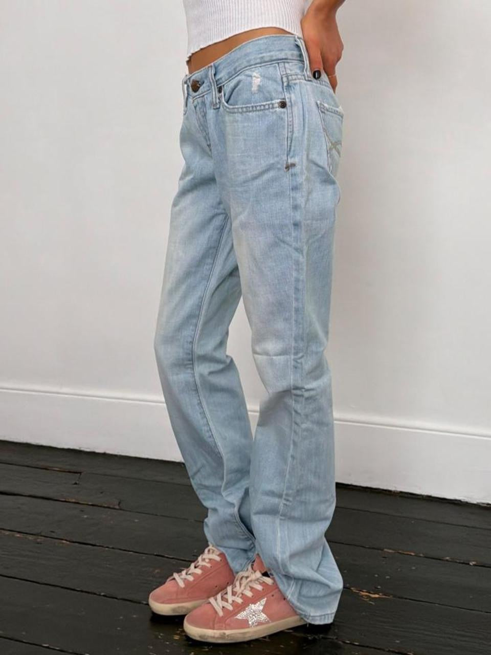 Vintage 00’s Abercrombie and Fitch low rise bootcut jeans
