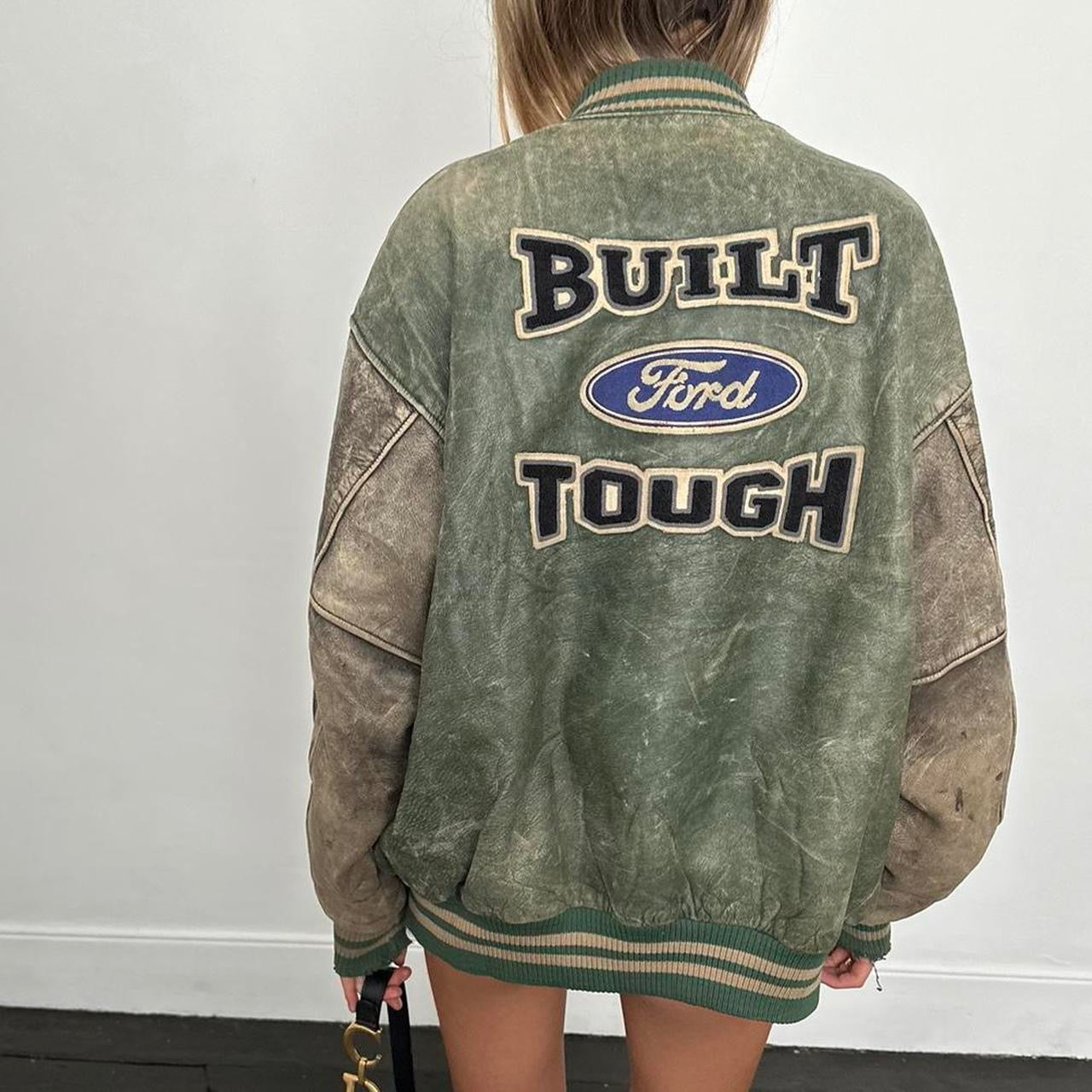 Vintage 90’s Ford rare leather jacket