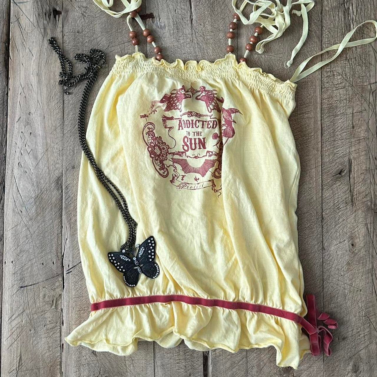 Vintage 90’s ‘addicted to the sun’ top