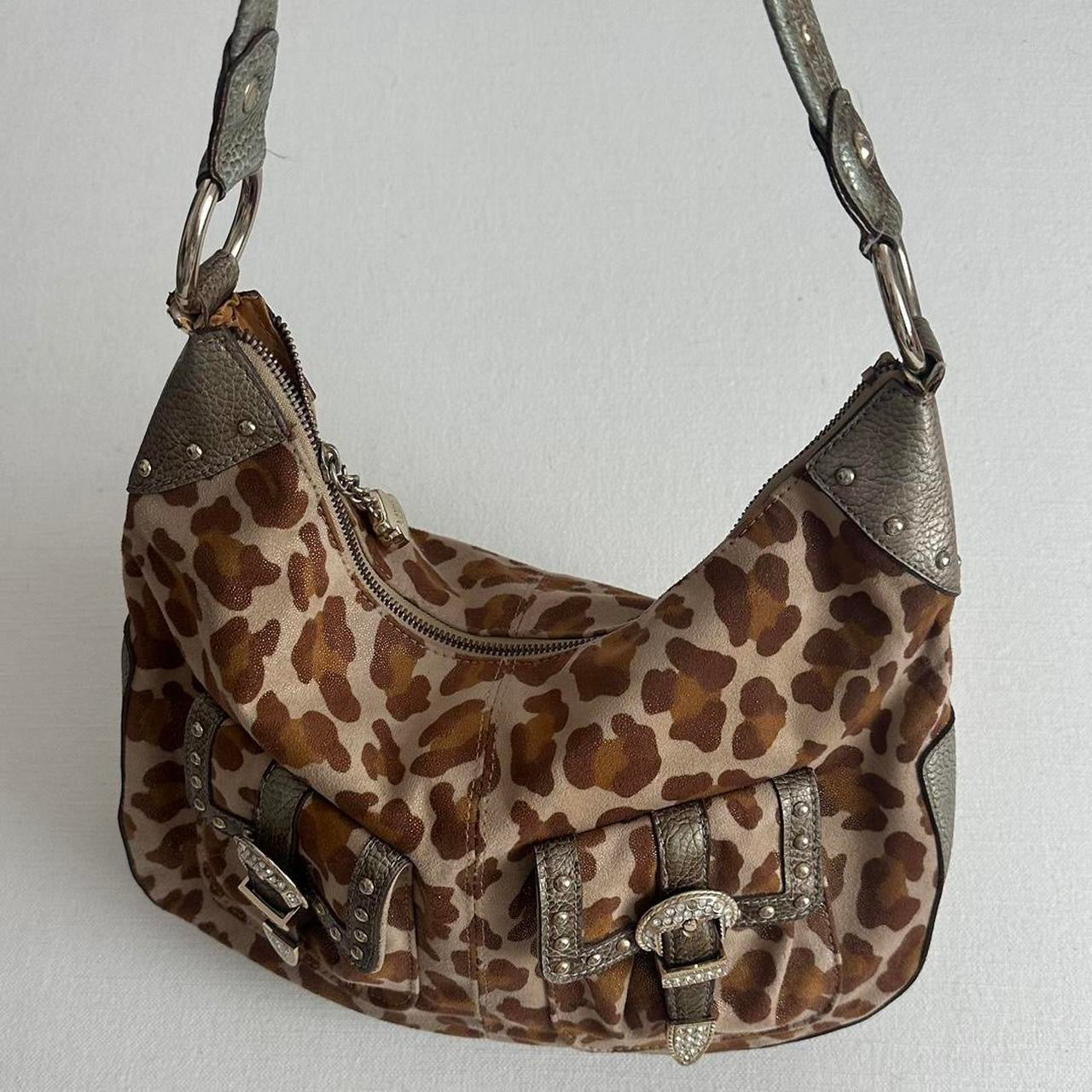 Vintage 90’s leopard print medium shoulder bag 🐆