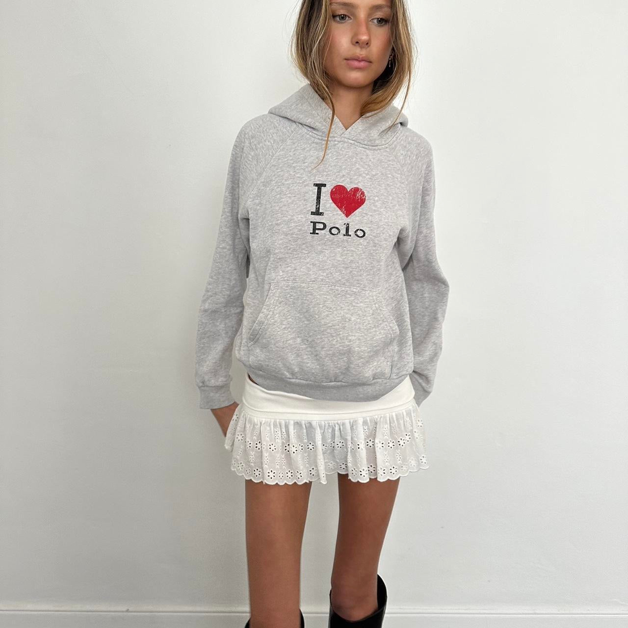 Vintage I love Polo hoodie