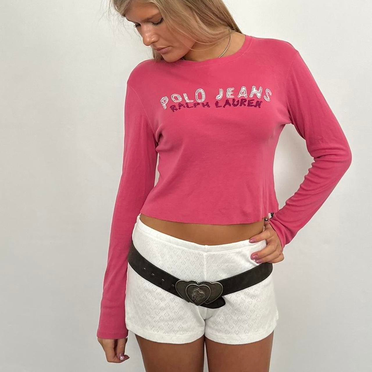 Vintage Ralph Lauren pink long sleeves top