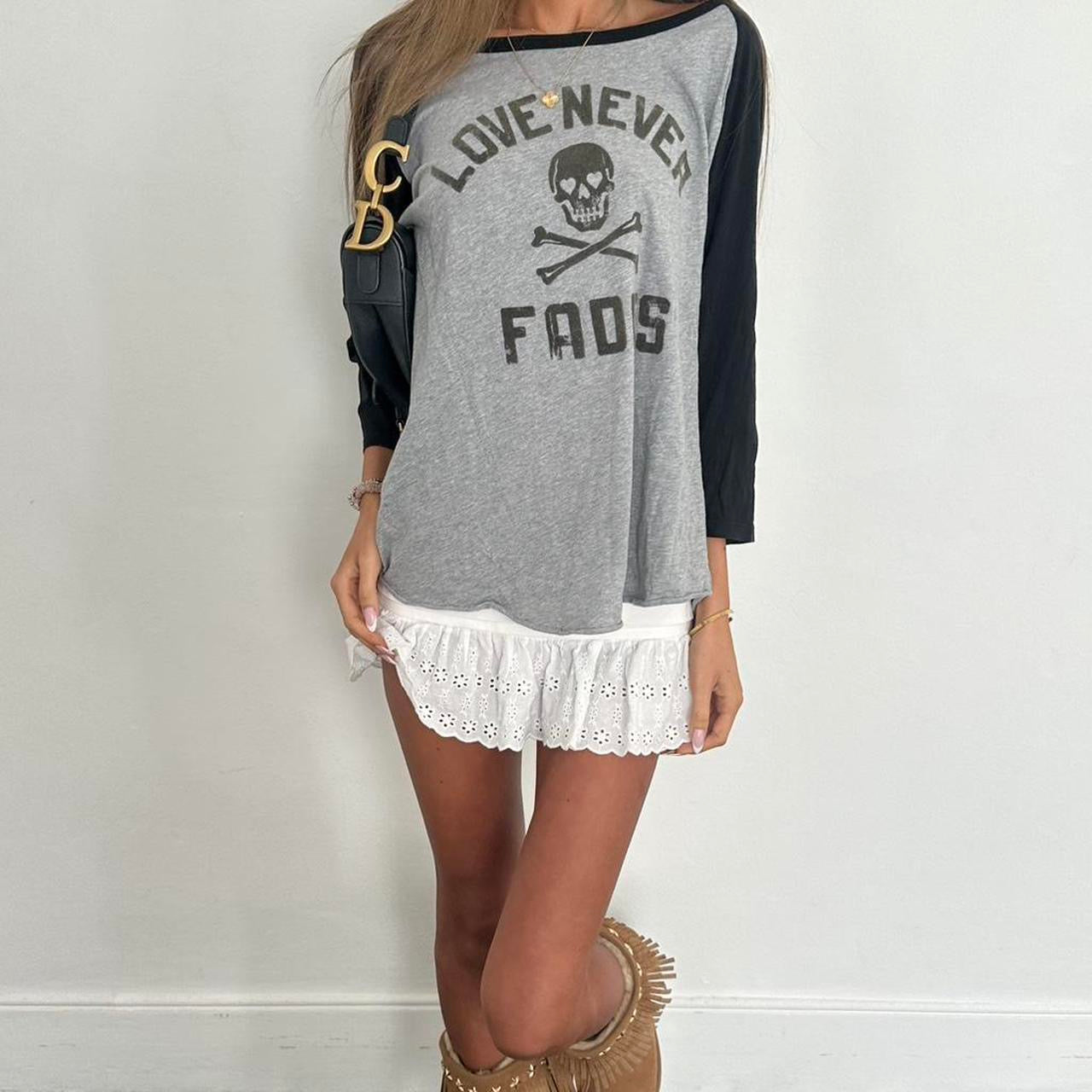 Vintage 2000’s Ralph Lauren long sleeve skull top