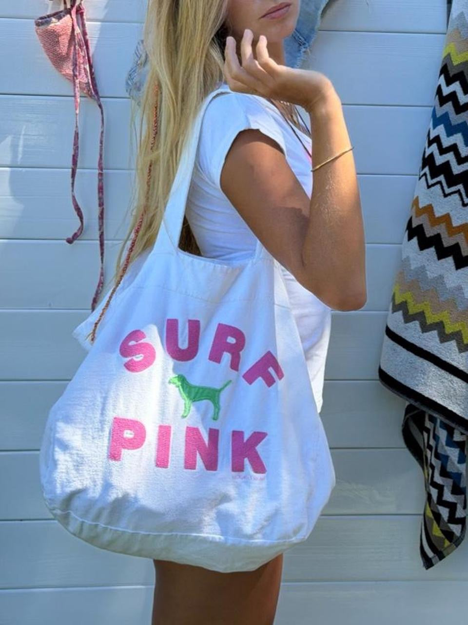 Vintage 00s Victoria’s Secret SURF PINK bag