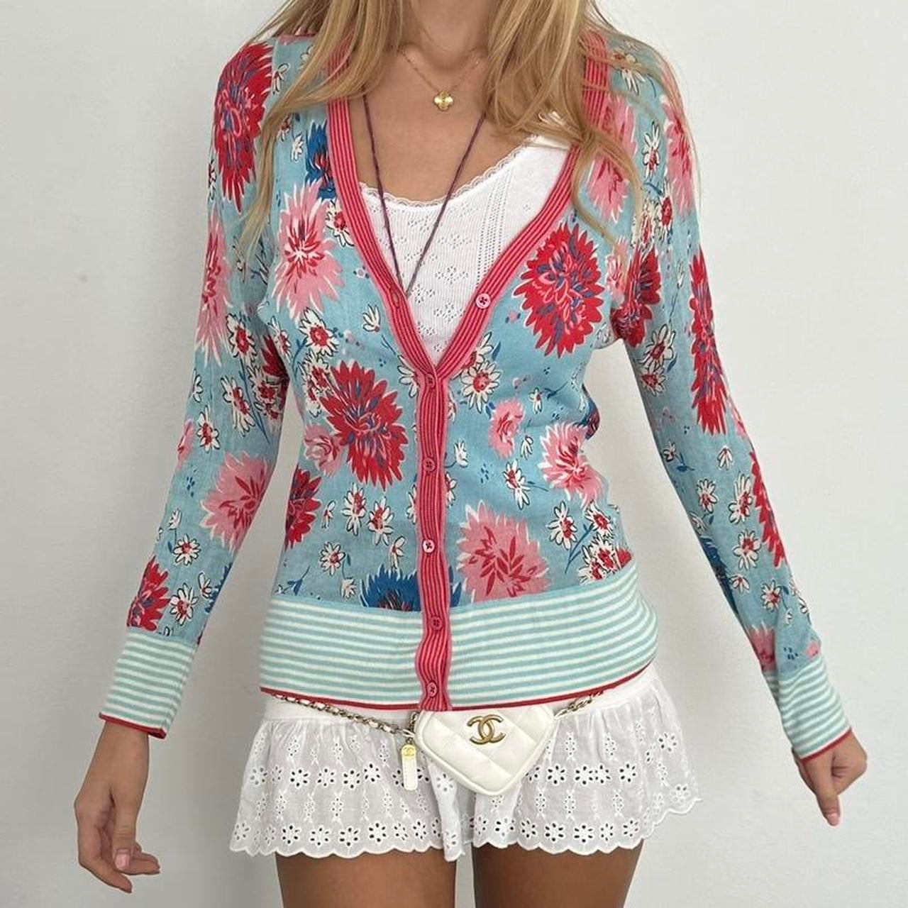 Vintage cardigan delicate layering top